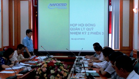 Hội đồng quản lý Quỹ Phát triển Khoa học và Công nghệ Quốc gia nhiệm kỳ II họp phiên thứ 3